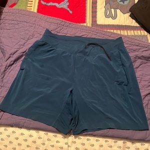 Blue Lululemon Athletic Shorts